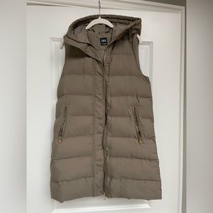 Long Zara Puffer Vest